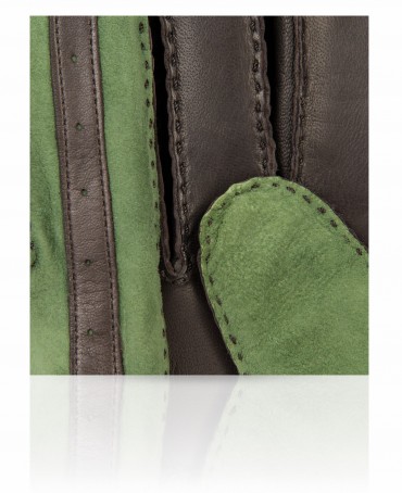 Перчатки Мужские 100_PAT/BR.GREEN//11